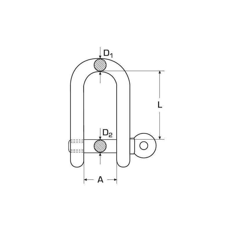 5mm forged shackle 5mm forged shackle
