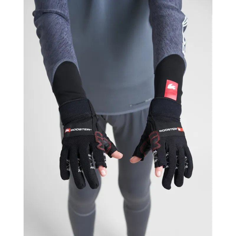 Rooster Pro Race 2 Finger Cut Glove Rooster Pro Race 2 Finger Cut Glove