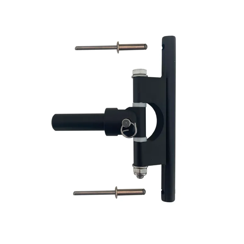 Persson goosneck with mast slider for teardrop