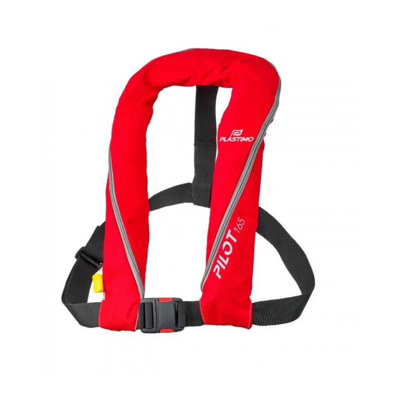 Plastimo NEW PILOT 165N automatic LIFEJACKET WITHOUT HARNESS, red
