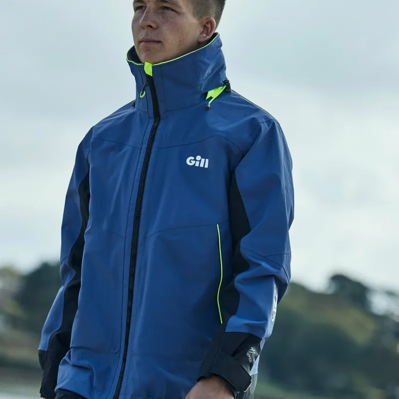 Gill OS3 Men's Coastal Jacket - blue Ocean Gill OS3 Men's Coastal Jacket - blue Ocean