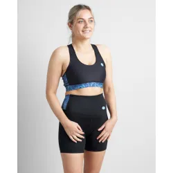 Rooster WOMENS HIGH WAIST SPORTS SHORTS - sea grass
