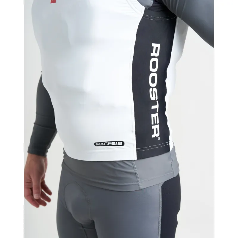 Rooster Race Bib - White Rooster Race Bib - White