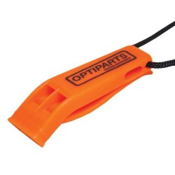 Optiparts Plastic whistle with lanyard