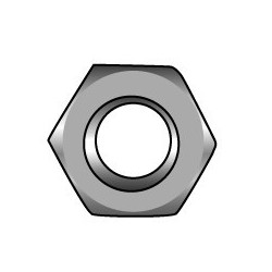 Hexagon full nuts M4 - stainless steel