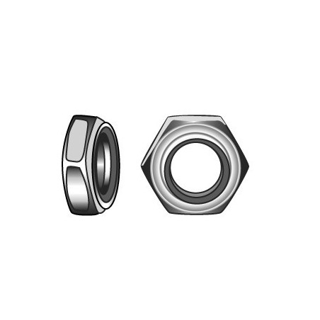 Hexagon full nuts M6 - stainless steel