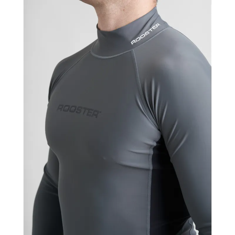Rooster Rash Vest Long Sleeve - Graphite Rooster Rash Vest Long Sleeve - Graphite