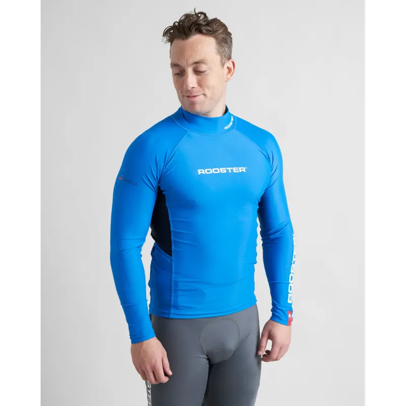 Rooster Rash Vest Long Sleeve - Signal Blue
