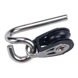 Clew hook with 20mm ball bearing block for...