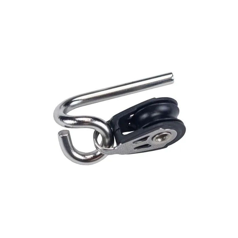 Clew hook with 16mm Harken airblock for Laser