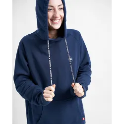 Rooster Hoodie navy