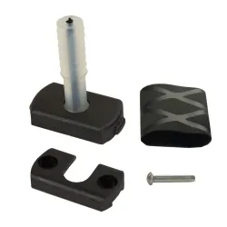 Optiparts Releasable rubber joint with rope core for 20 mm tiller extension