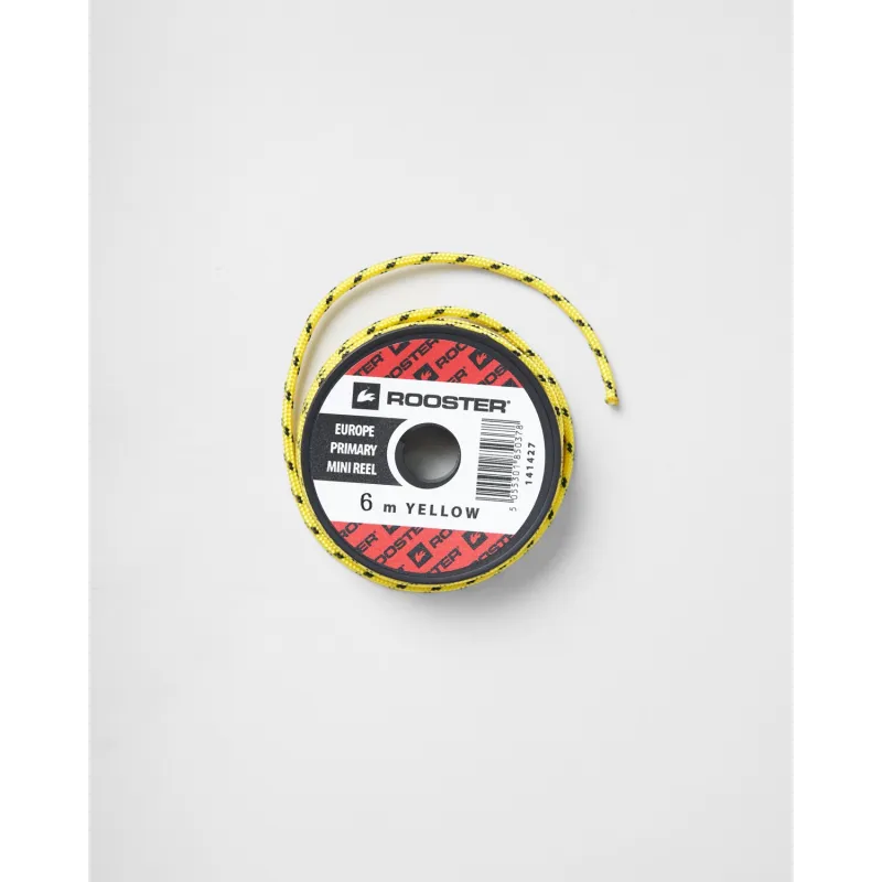 ROOSTER HMPE CORE EUROPE PRIMARY LINE MINI REELS 2.5mm, L:6m ROOSTER HMPE CORE EUROPE PRIMARY LINE MINI REELS 2.5mm, L:6m