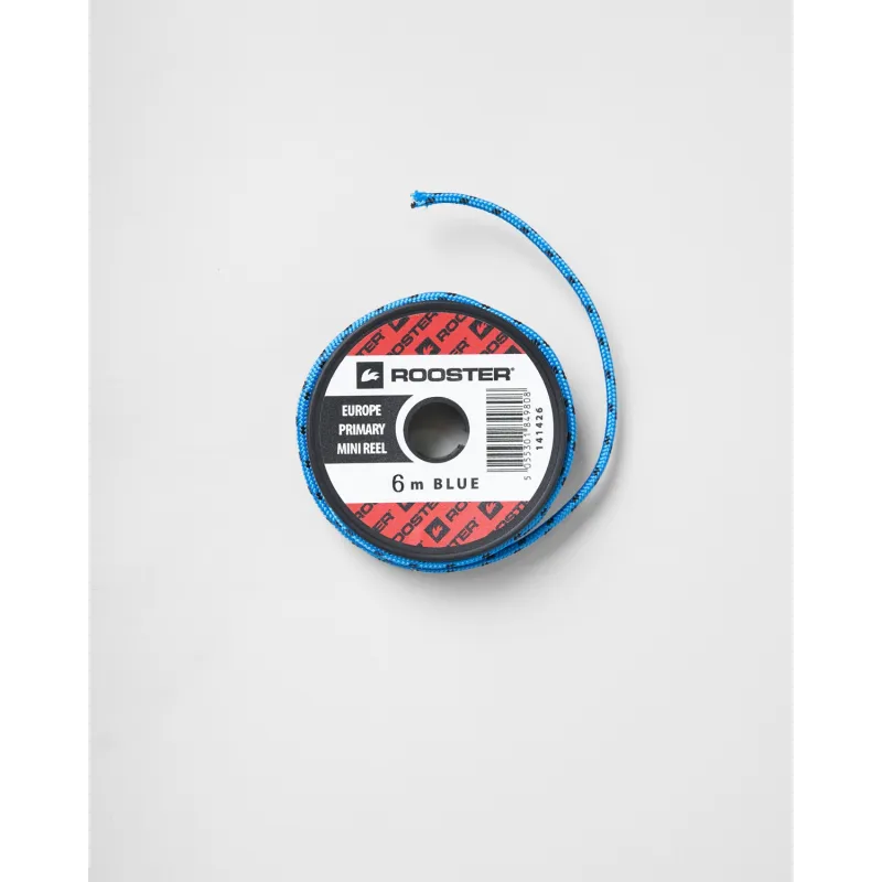ROOSTER HMPE CORE EUROPE PRIMARY LINE MINI REELS 2.5mm, L:6m ROOSTER HMPE CORE EUROPE PRIMARY LINE MINI REELS 2.5mm, L:6m