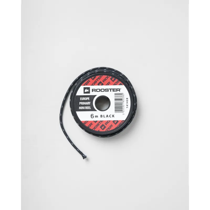ROOSTER HMPE CORE EUROPE PRIMARY LINE MINI REELS 2.5mm, L:6m ROOSTER HMPE CORE EUROPE PRIMARY LINE MINI REELS 2.5mm, L:6m