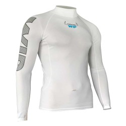WIP LONG SLEEVE RASHGUARD - white