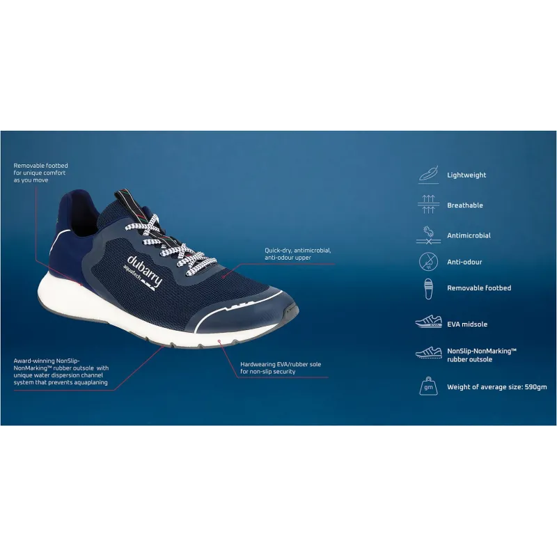 Dubarry Palma Lightweight Laced Trainer - Navy Dubarry Palma Lightweight Laced Trainer - Navy
