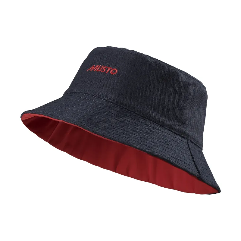 Musto SALCOMBE REVERSIBLE BUCKET HAT, red/navy Musto SALCOMBE REVERSIBLE BUCKET HAT, red/navy