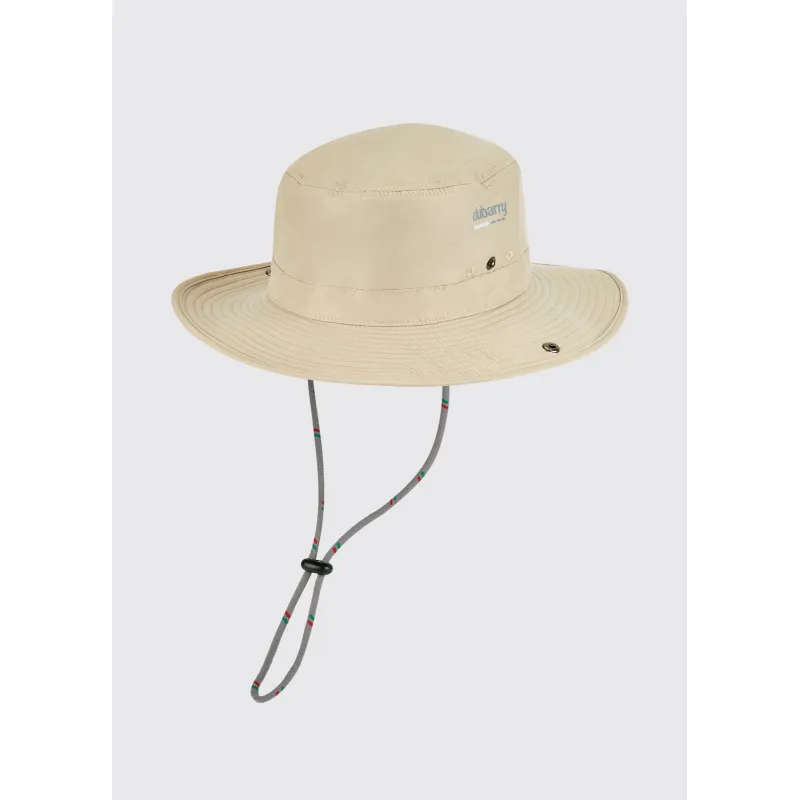 Dubarry Genoa Brimmed Sun Hat - stone