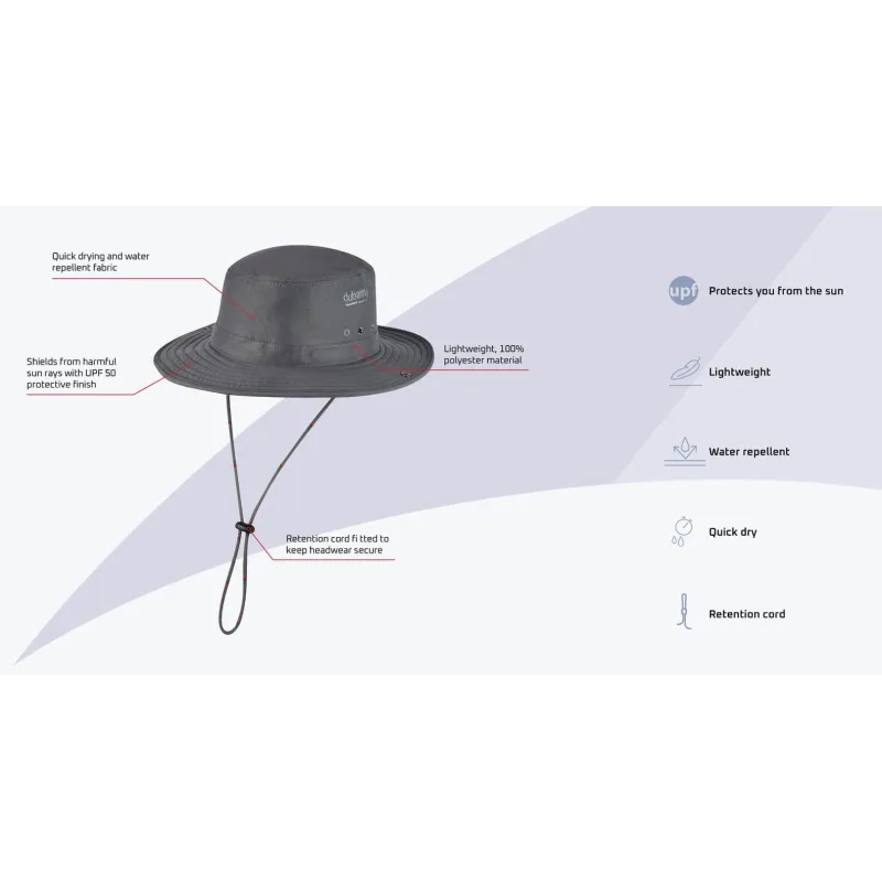Dubarry Genoa Brimmed Sun Hat - graphite Dubarry Genoa Brimmed Sun Hat - graphite