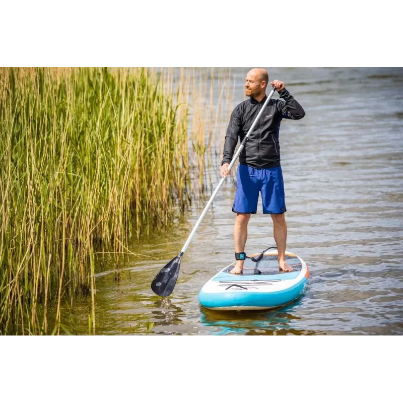 Storm Freeride Sup Board (belastbaar 180kg!) - Complete Paddle set - Opblaasbaar - 320 cm - 6 Delig