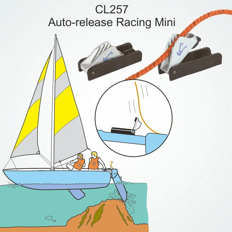 Clamcleat CL257 Auto-Release Racing Mini Clamcleat CL257 Auto-Release Racing Mini