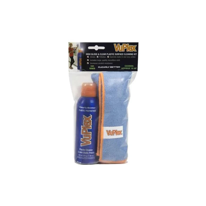 VuPlex 235ml plastiv cleaner and anti-static Polish