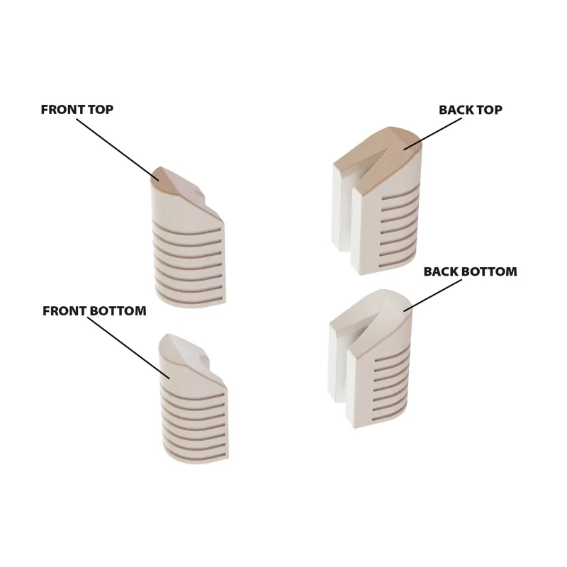 Optiparts Optimist PRO daggerboard slot inserts Optiparts Optimist PRO daggerboard slot inserts