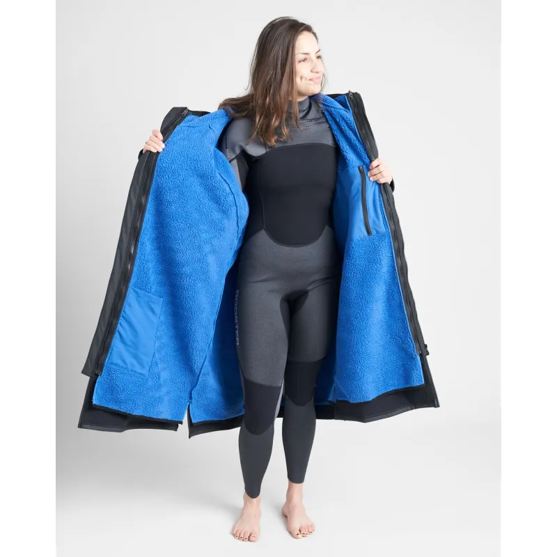 Rooster AQUAFLEECE ROBE, black/blue