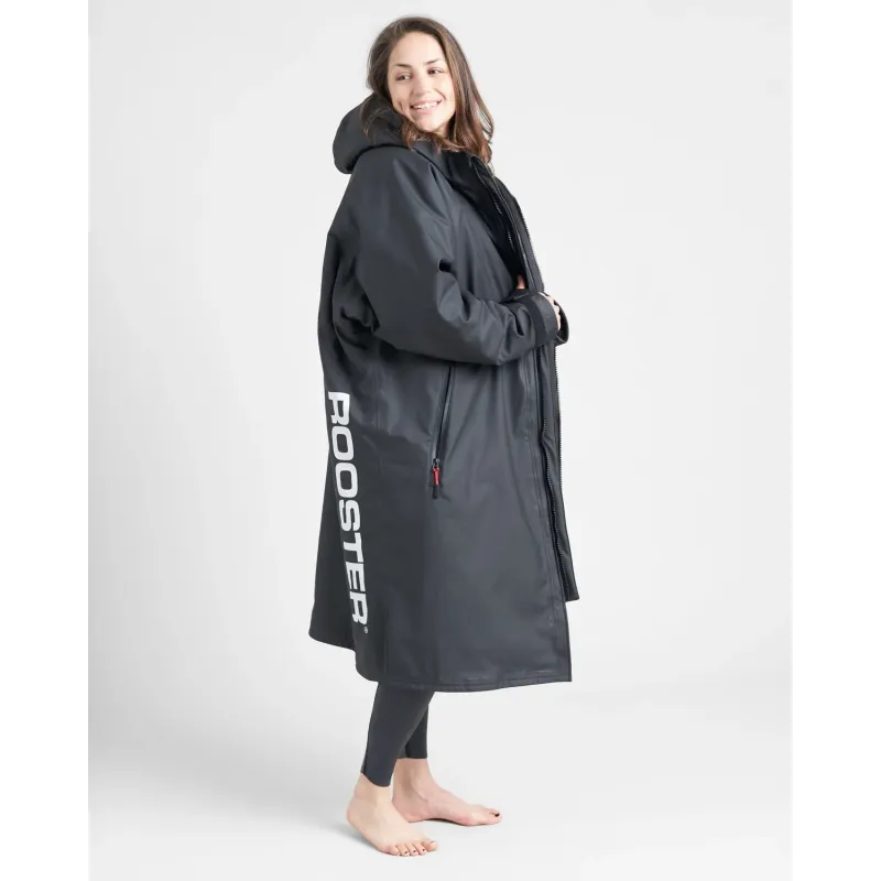 Rooster AQUAFLEECE ROBE Black/Red Rooster AQUAFLEECE ROBE Black/Red