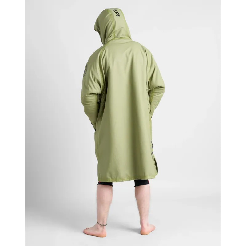 Rooster AQUAFLEECE ROBE, Khaki/black Rooster AQUAFLEECE ROBE, Khaki/black