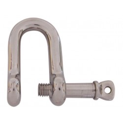 Talamex 4mm forged shackle with captive pin