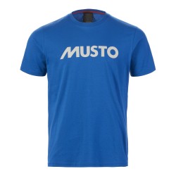 Musto MEN'S MUSTO LOGO T-SHIRT, Aruba blue