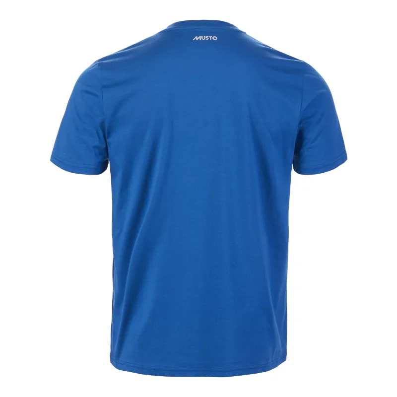 Musto MEN'S MUSTO LOGO T-SHIRT, Aruba blue Musto MEN'S MUSTO LOGO T-SHIRT, Aruba blue
