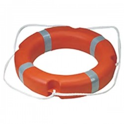 Lifebuoy 63cm 2.5kg solas orange + reflective