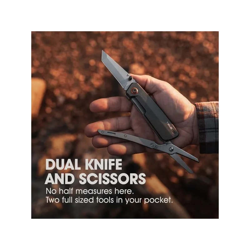 True Dual Cutter Two-In-One Cutting Tool True Dual Cutter Two-In-One Cutting Tool
