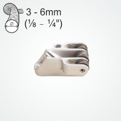 Clamcleat CL247 Compact Twin Sheave Cleat