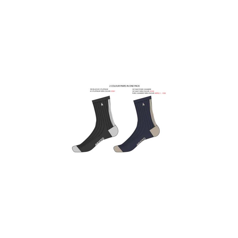Musto MARINA 2 PACK SOCK Musto MARINA 2 PACK SOCK