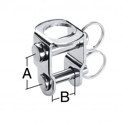 Harken 5, 6mm Stainless Steel Double Pin...