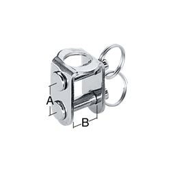 Harken 6mm Stainless Steel U-Adaptor