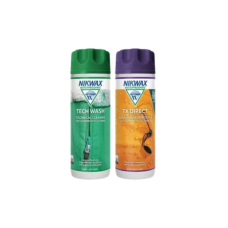 Nikwax Twin pack 300ml Tech Wash® & 300ml TX.Direct® Wash-in