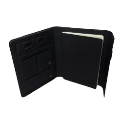Harken map with notebook