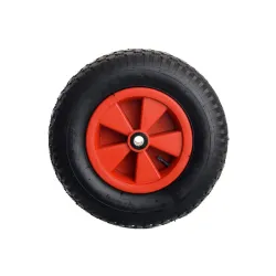 Spare pneumatic wheel, 390mm, axle, 25mm
