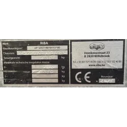 used Snipe road tripple trailer