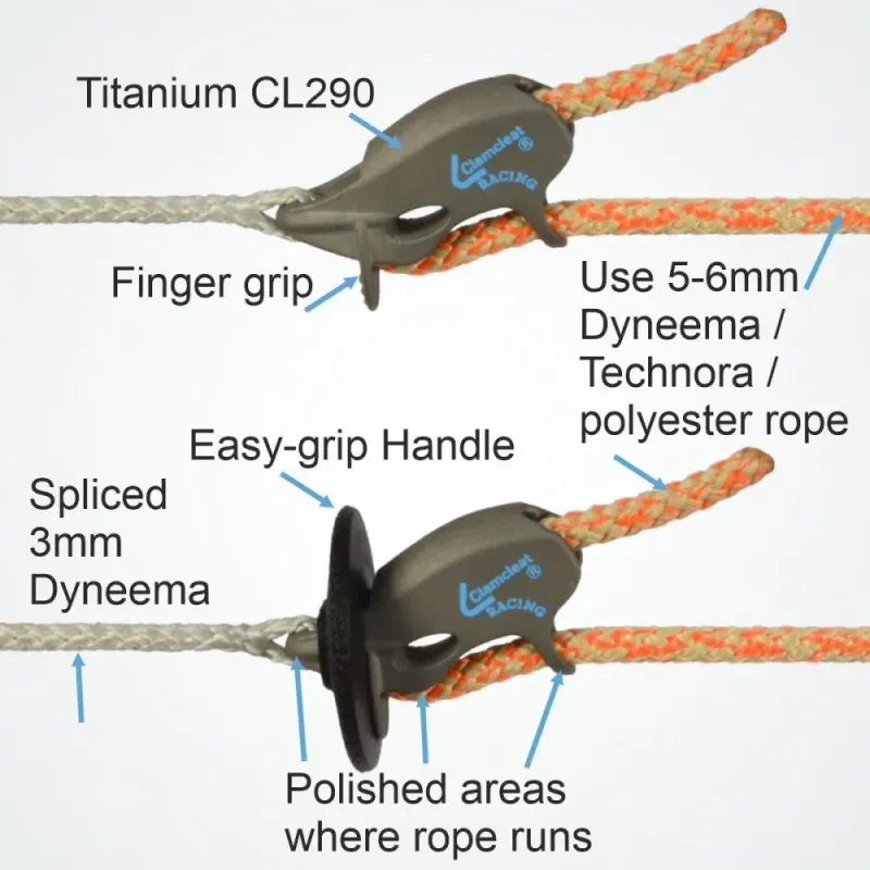 Clamcleat® CL290 Titanium Trapeze Cleat