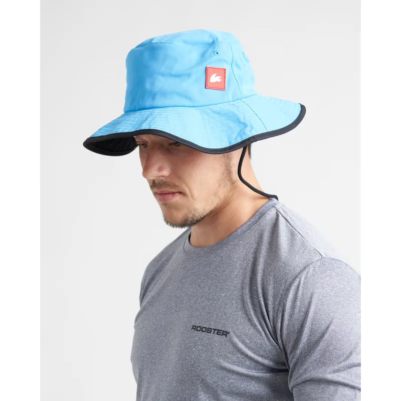 Rooster WIDE BRIMMED UV HAT, blue