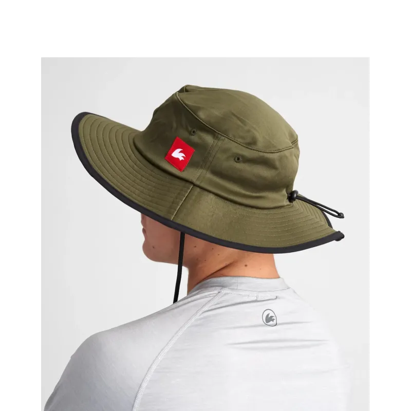 Rooster WIDE BRIMMED UV HAT, army green