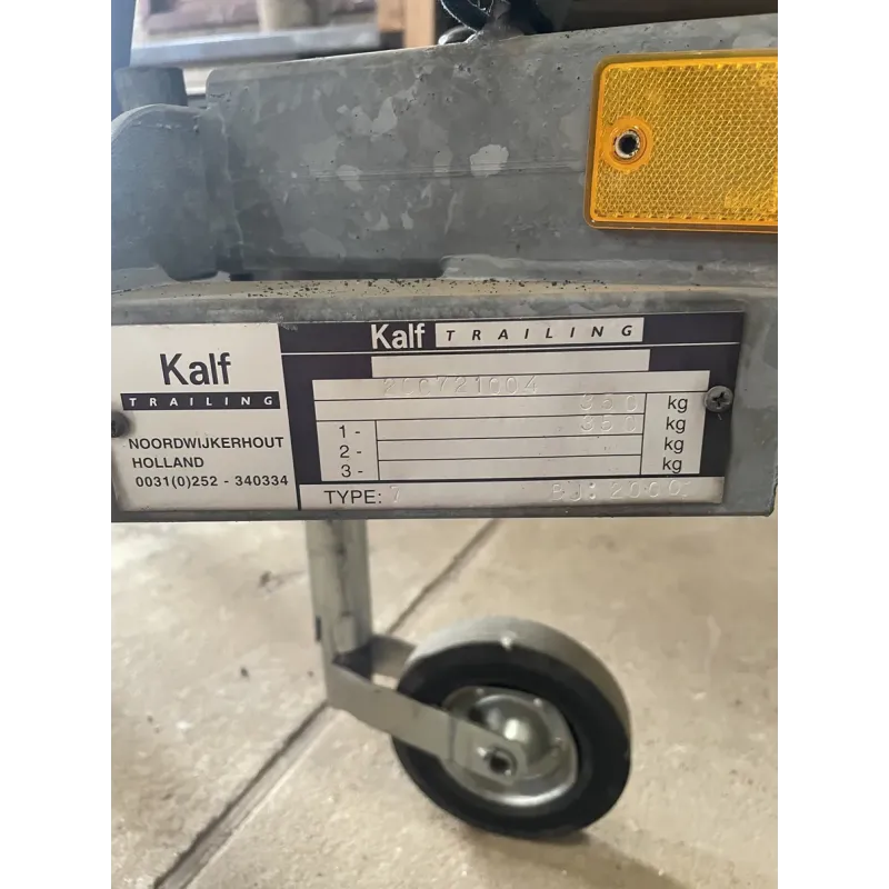 Used roadtrailer Kalf combi met 1 strandtrailer