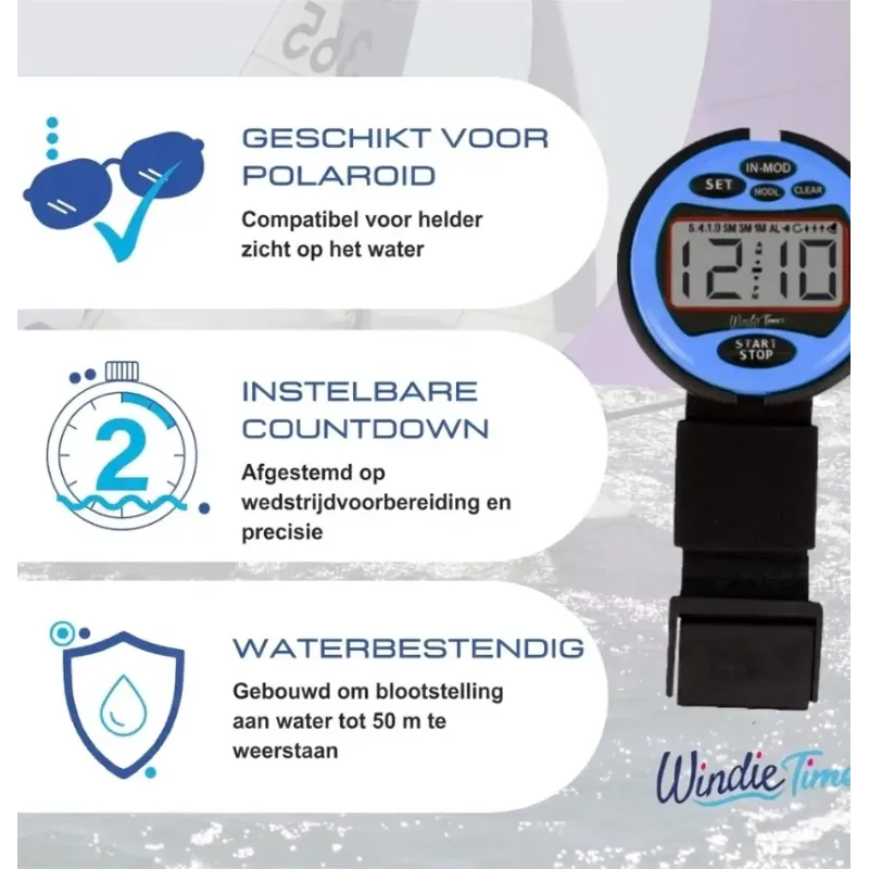 Windie Sailing Timer – Race Countdown & Stopwatch