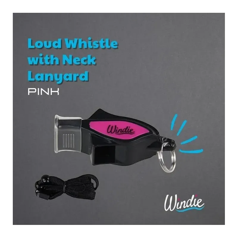 Windie Loud Whistle with Neck Lanyard
